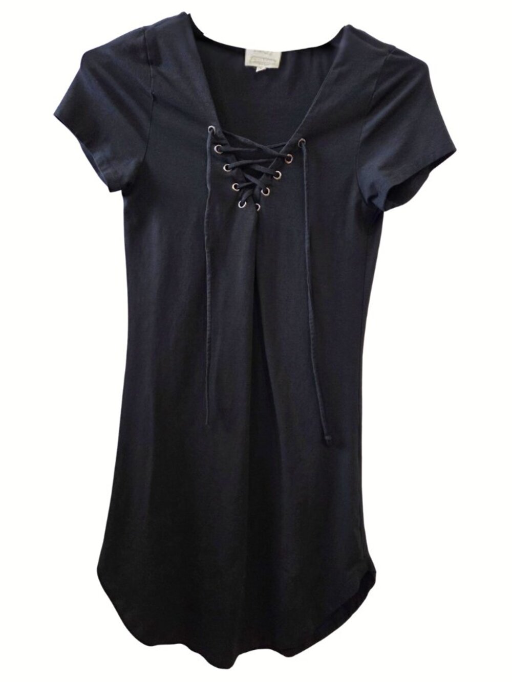 Women's Heart & Hips Affordable Luxury Mini Dress Black Size Medium Cap Sleeves